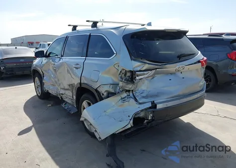 2018 Toyota Highlander Limited/Ltd Platinum from USA, damaged, VIN 5TDYZRFH3JS282322